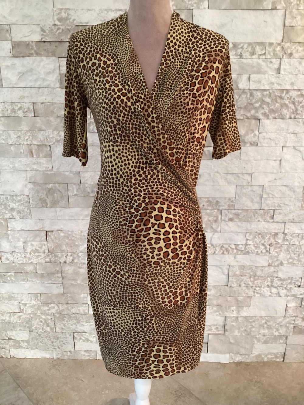 Norma Kamali faux-wrap dress Size Small